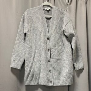 Vince Women’s Oversized Double-Knit Wool-Cashmere Cardigan - S/P